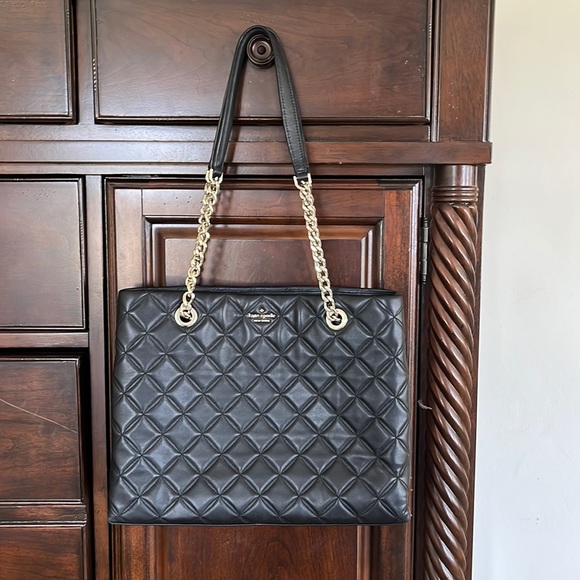 kate spade Bags Kate Spade Shopper Tote Black Poshmark